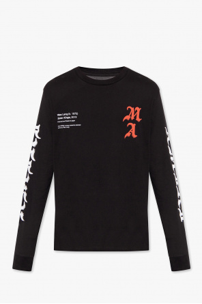関税送料込◆AMIRI アミリ◆x Wes Lang コラボ Tシャツ AMIRI - AMIRI X WES LANG - Printed cotton T-shirt black